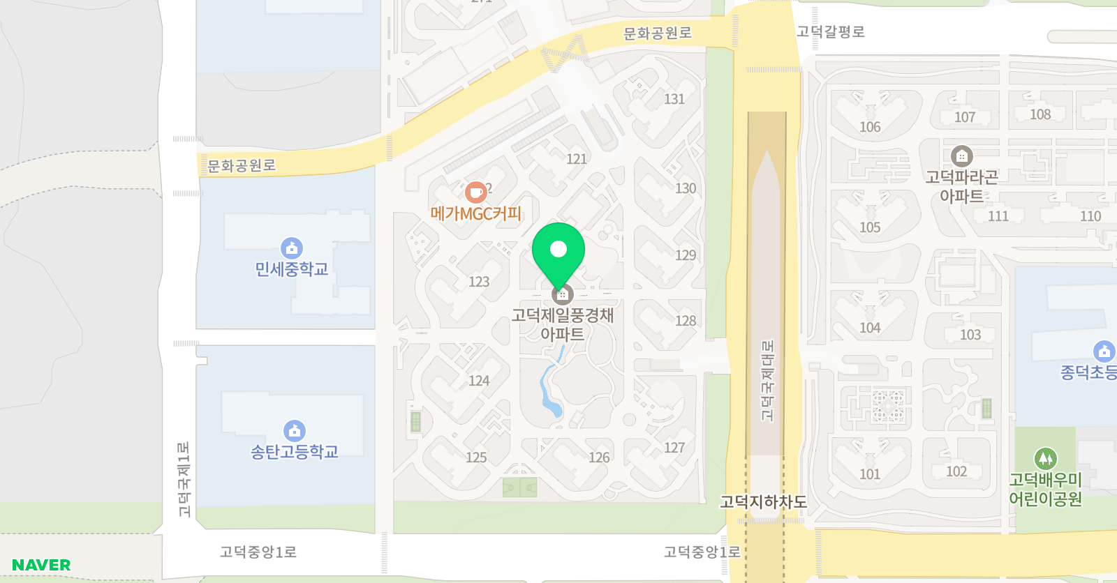 고덕 SM 수학 위치