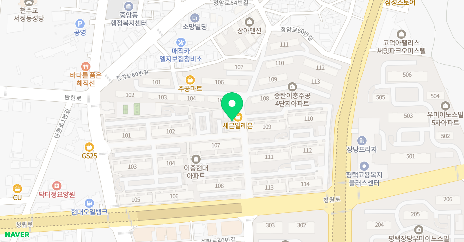 수피아 영수 전문 학원 위치