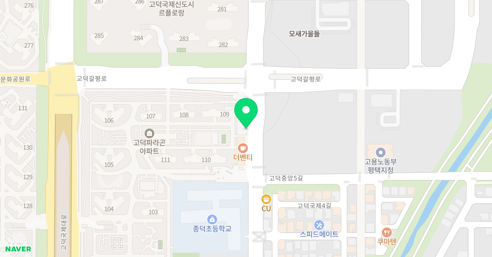 뮤엠 영어 게리슨어학원 위치