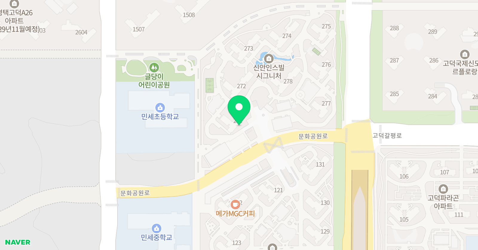 스마트해법 수학 신안인스빌점 위치