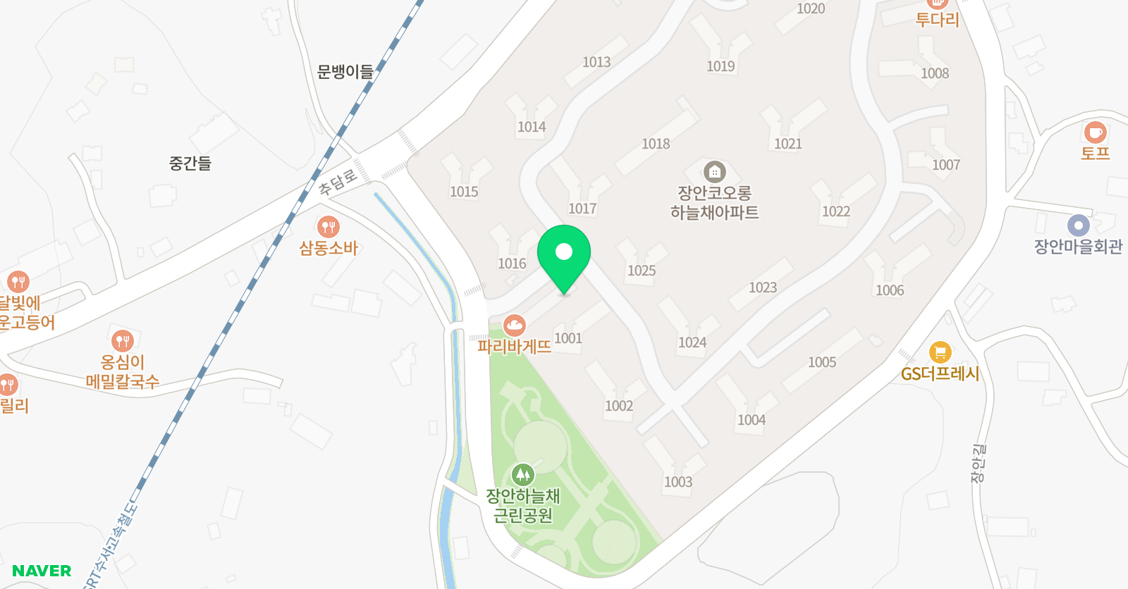 잉글리시아이 엠베스트 SE 송탄하늘채학원 위치