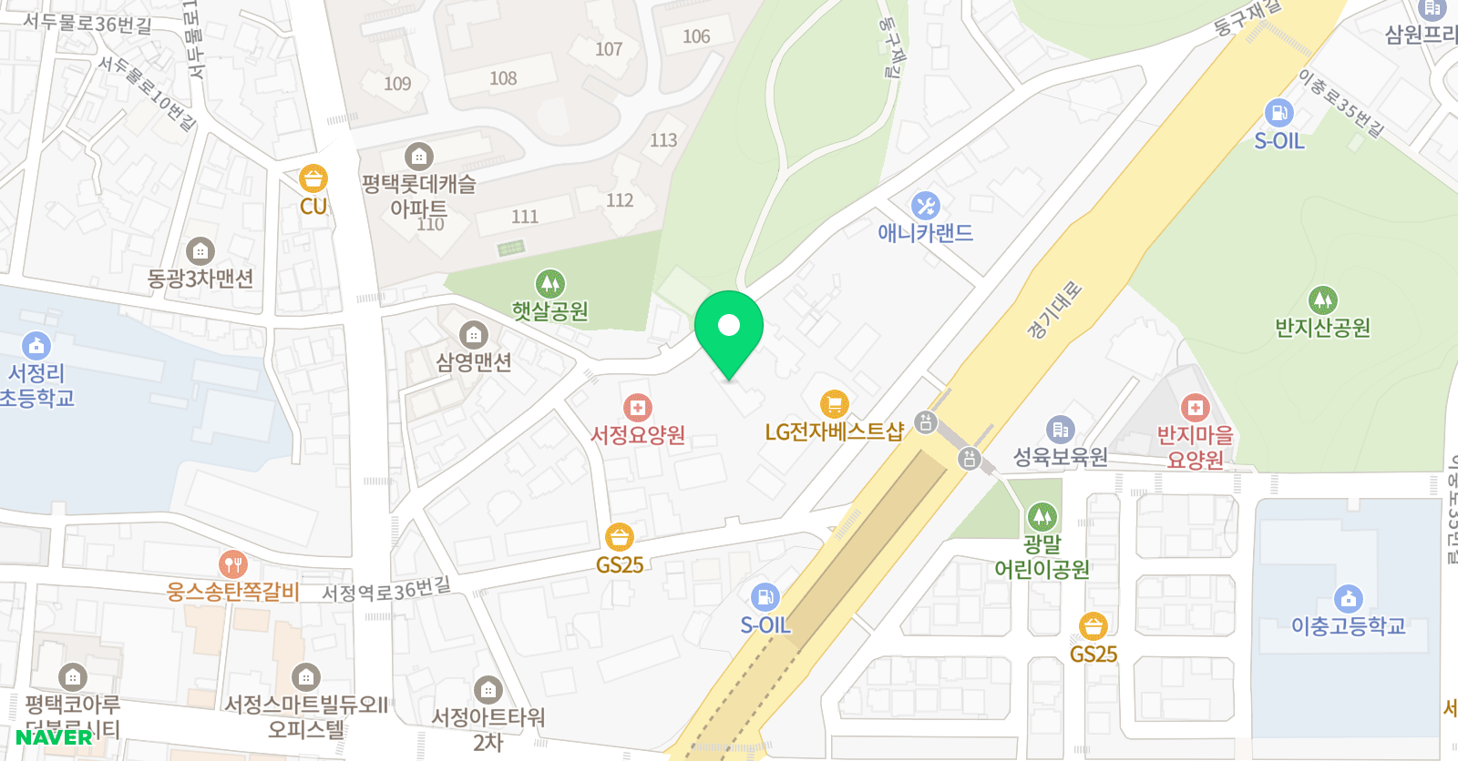 아트런 창의영재학원 위치
