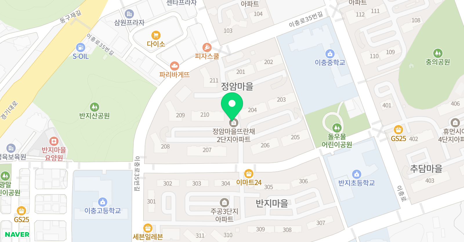 브릭스 영어학원 위치