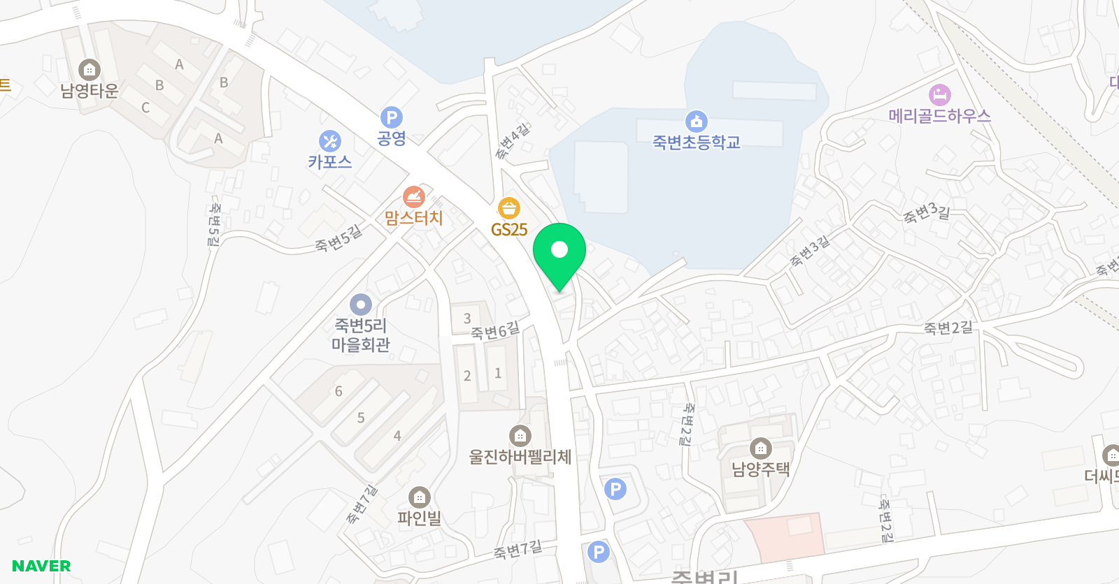 한울 태권도 교실 위치