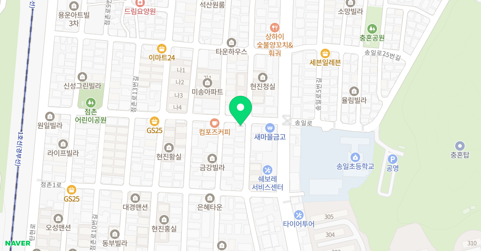3030 영어 서정러닝센터 위치