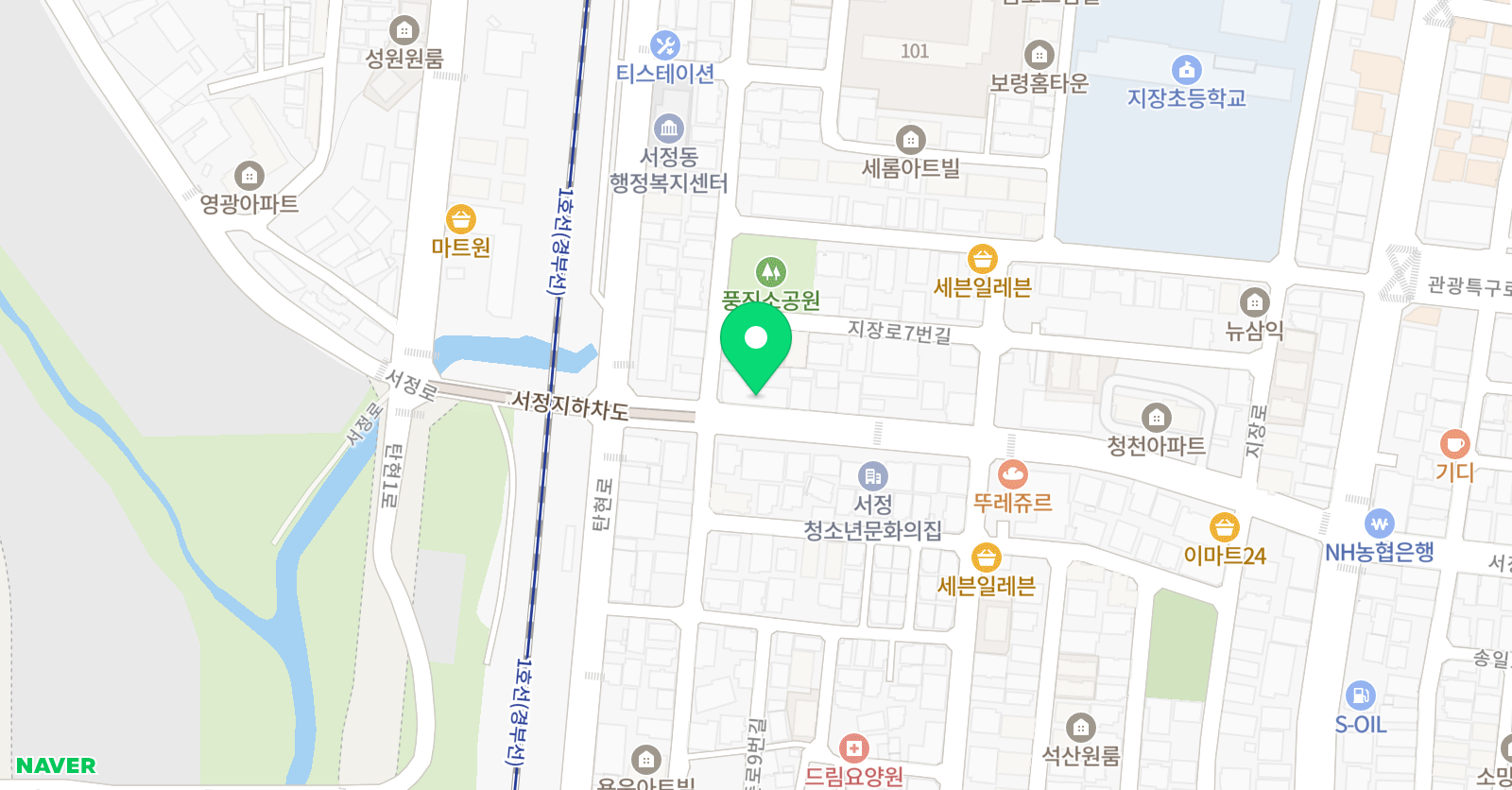 송탄종로 보습학원 위치