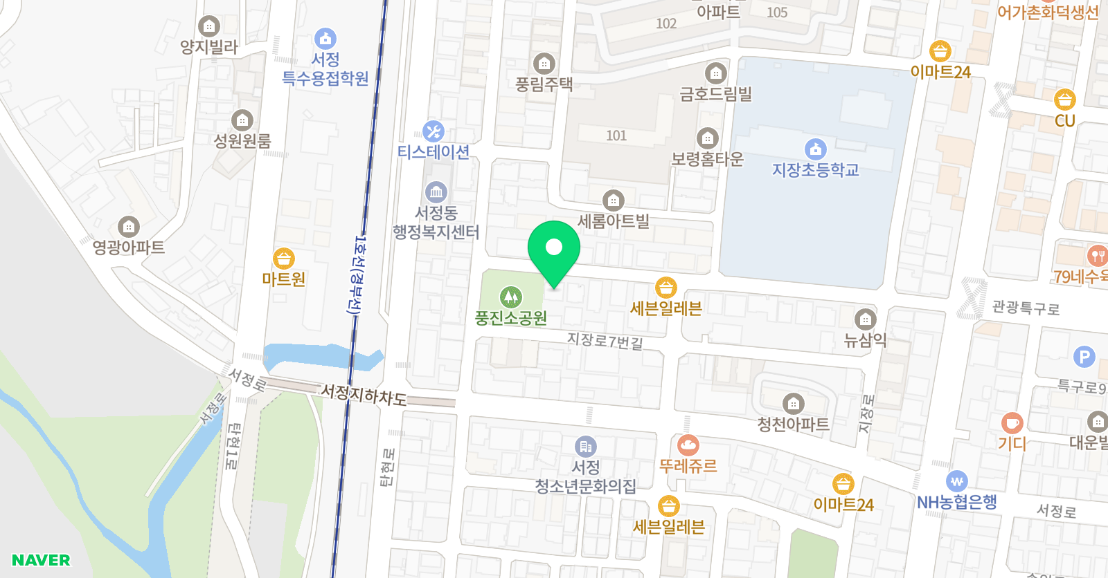 송탄두드림 학원 위치