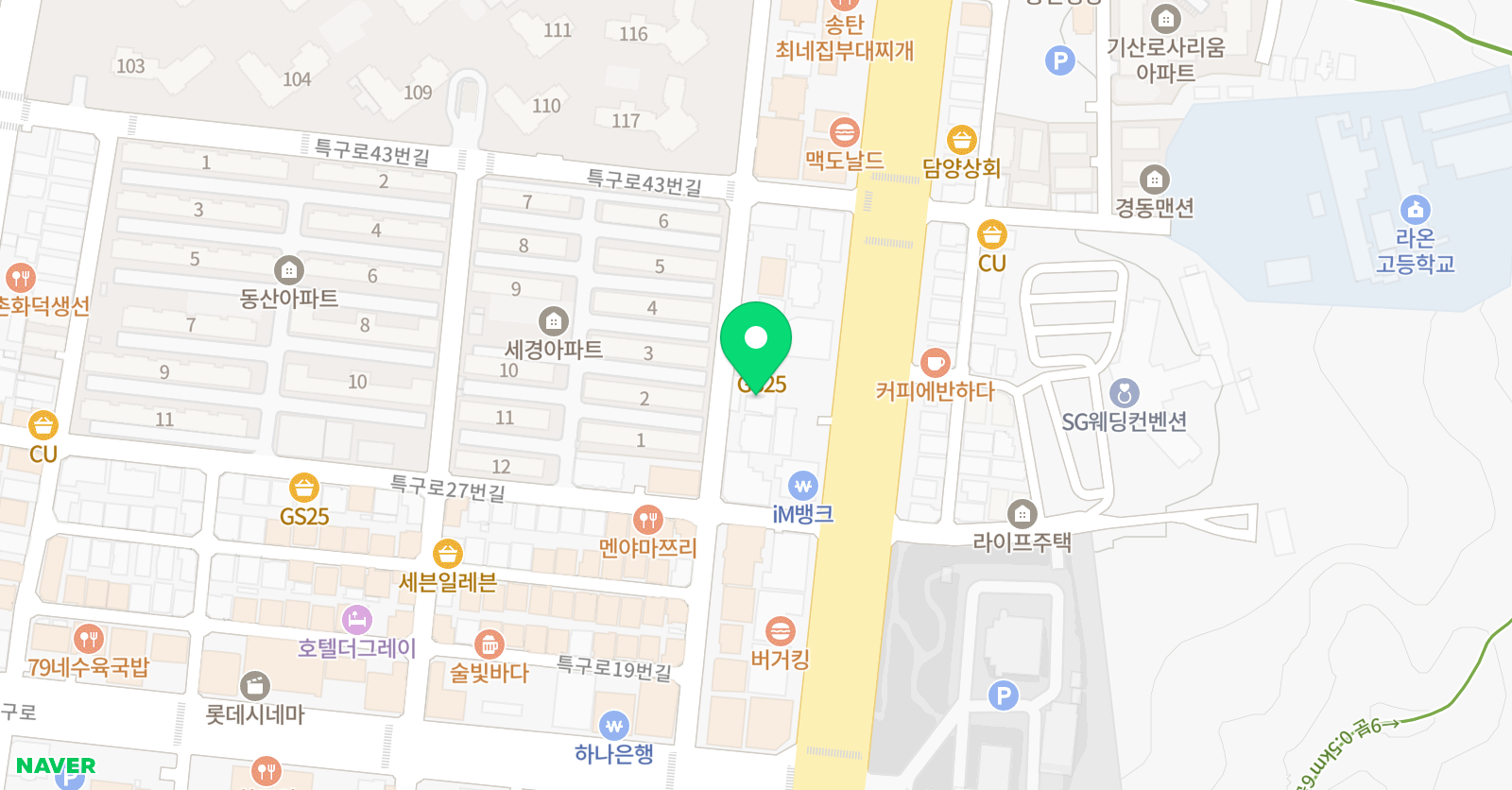 에녹실 용음악학원 위치
