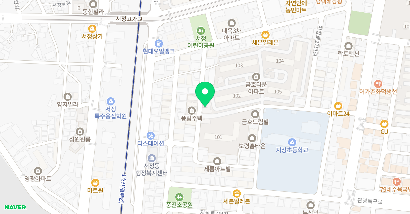 아트숲 미술교습소 위치