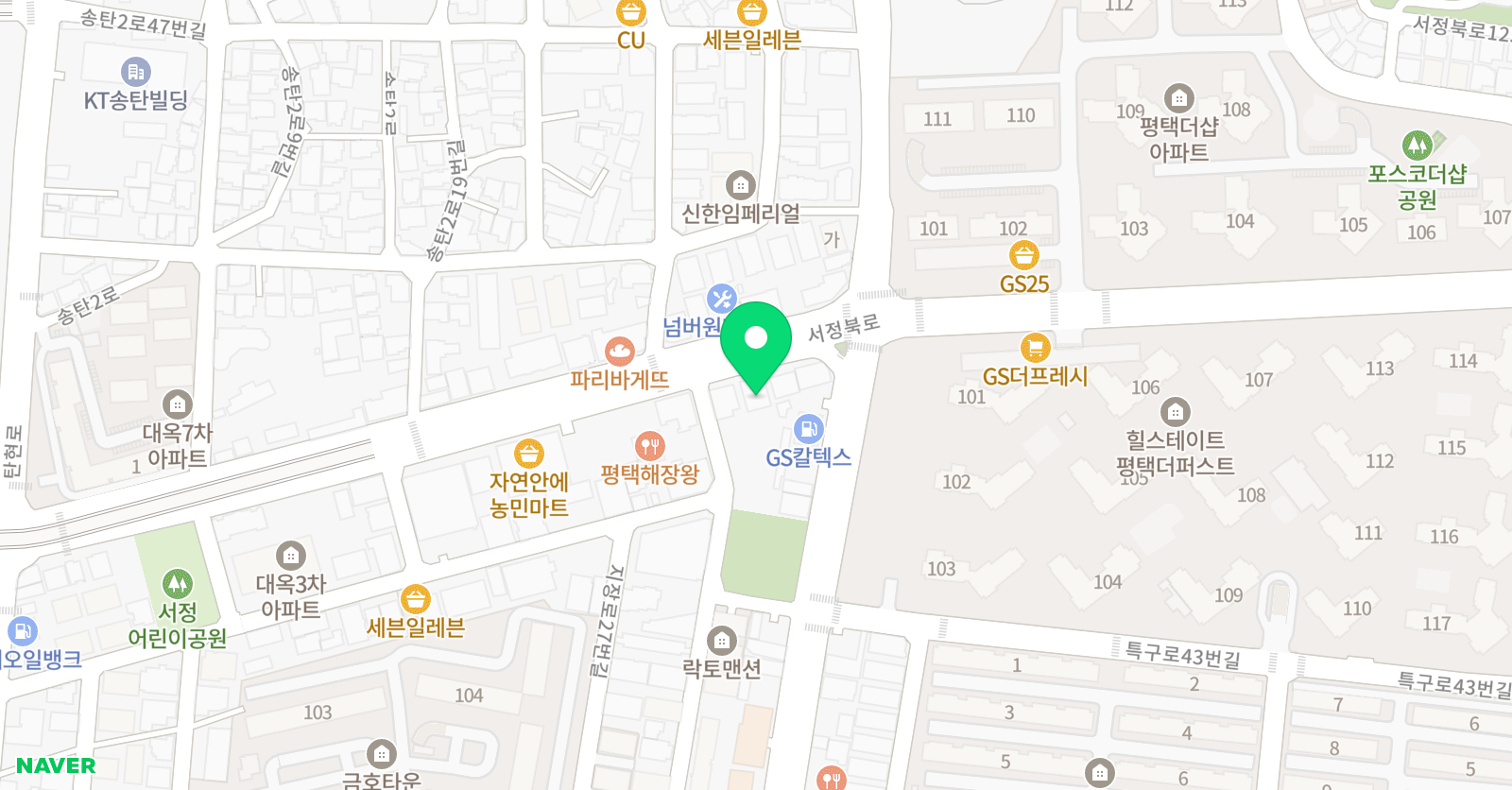에듀탑 학원 위치