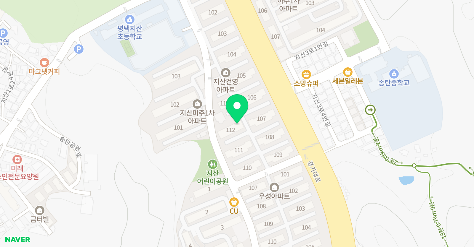Sun쌤 수학교실 위치
