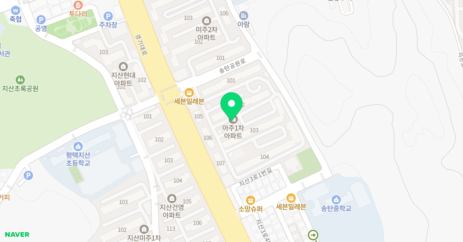 파란돌 미술학원 위치