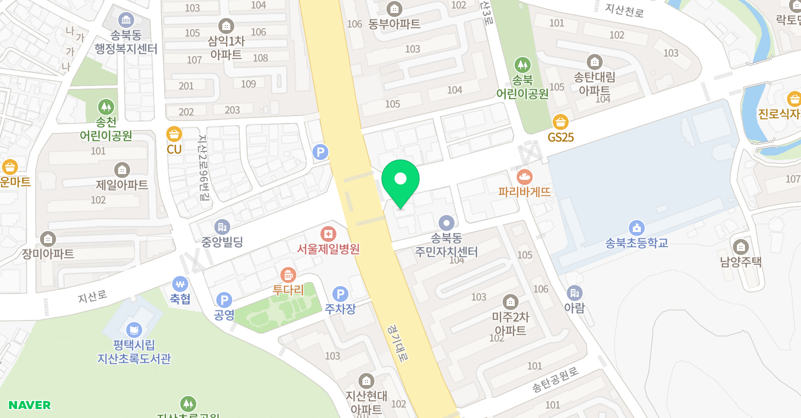 벤자민 어학원 위치