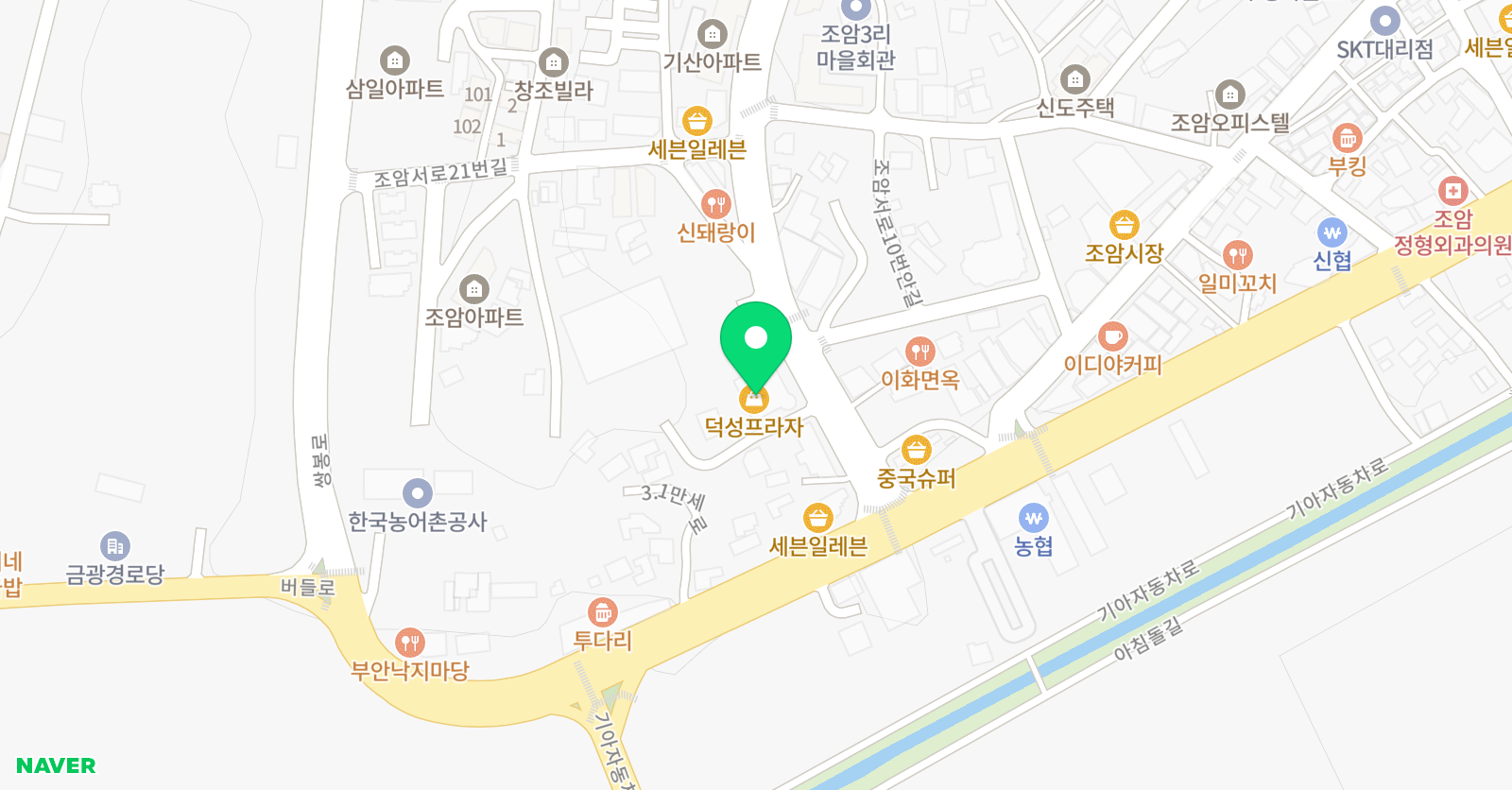 GnB 어학원 조암캠퍼스 위치