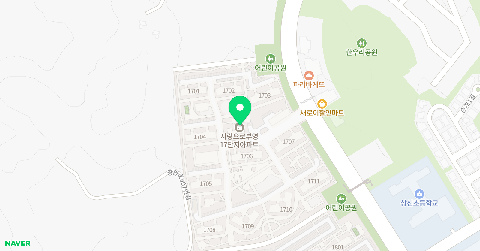 아트앤하트 화성향남상신점 위치