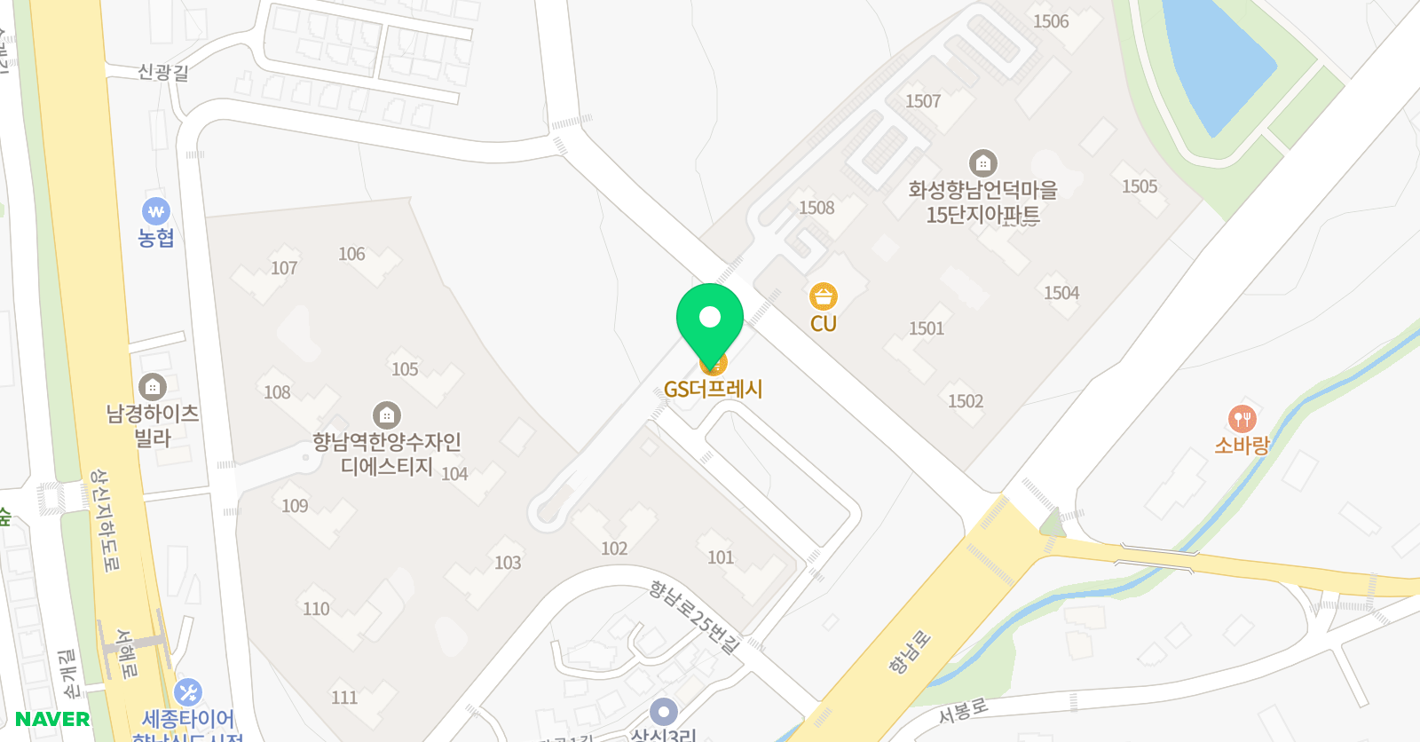 미래엔수학 한양수자인점 교습소 위치