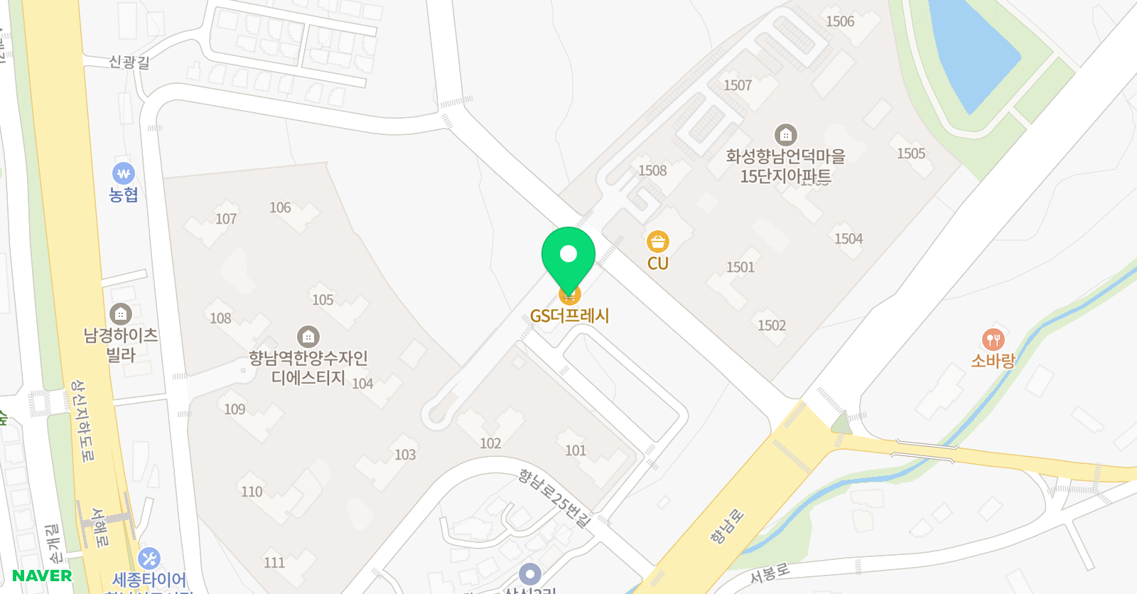 YBM 잉글루 화성향남제1캠퍼스 위치