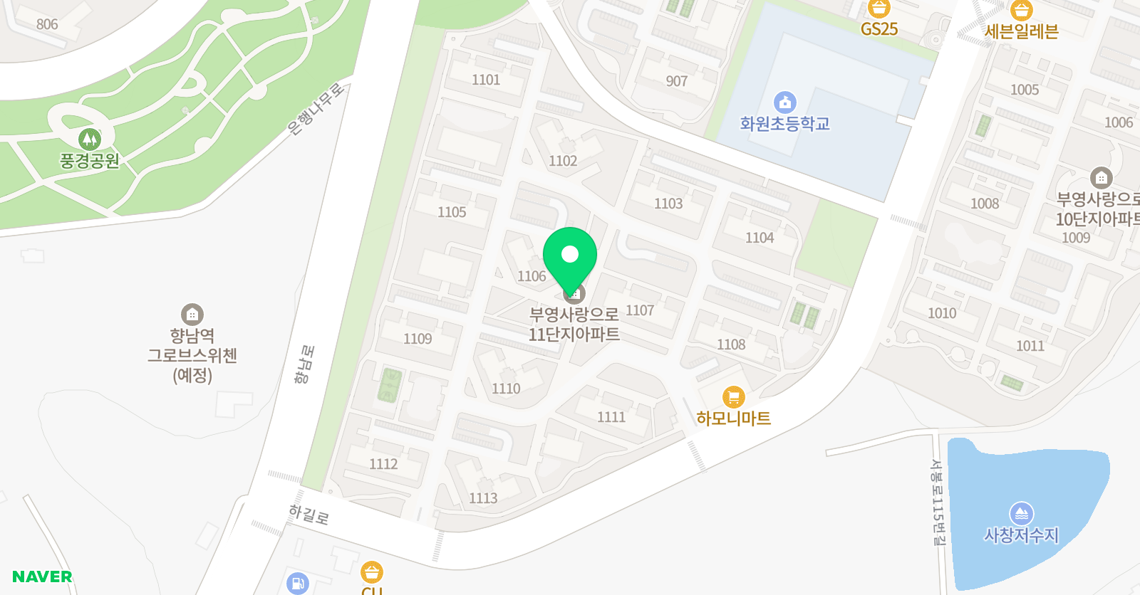 부영11 푸르넷 공부방 위치