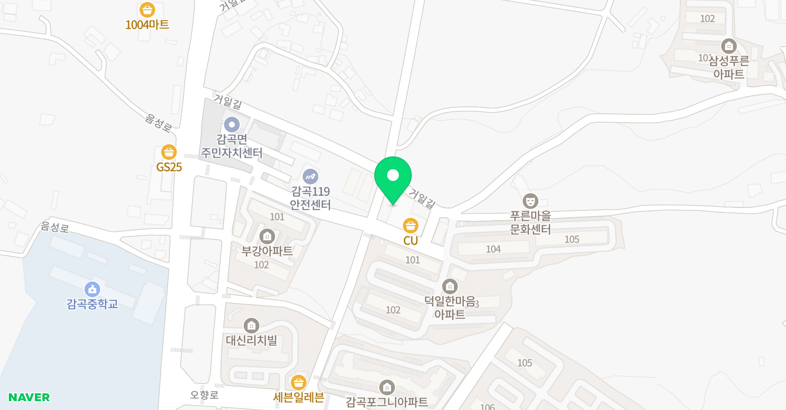 소리숲 음악학원 위치
