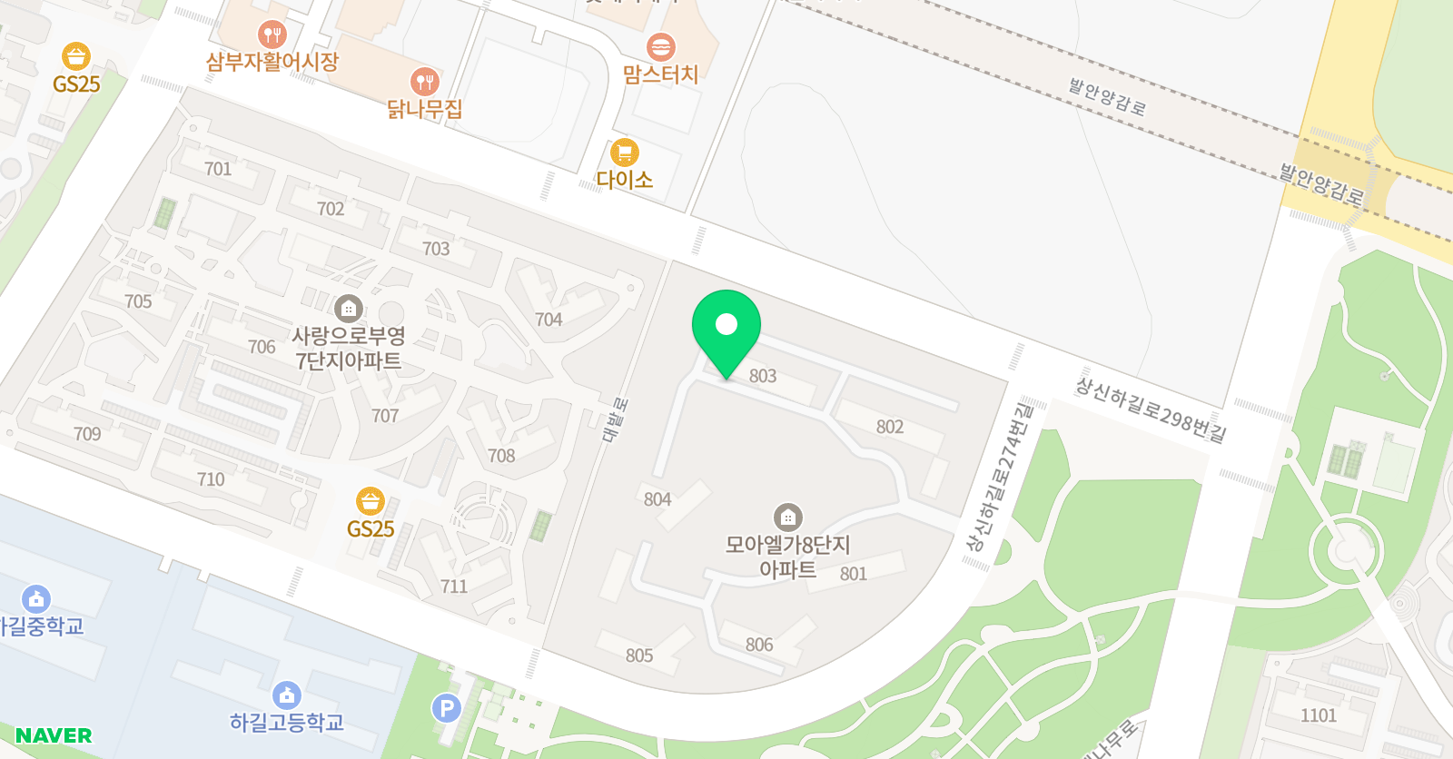 루미북클럽 소한이 향남화원센터 위치
