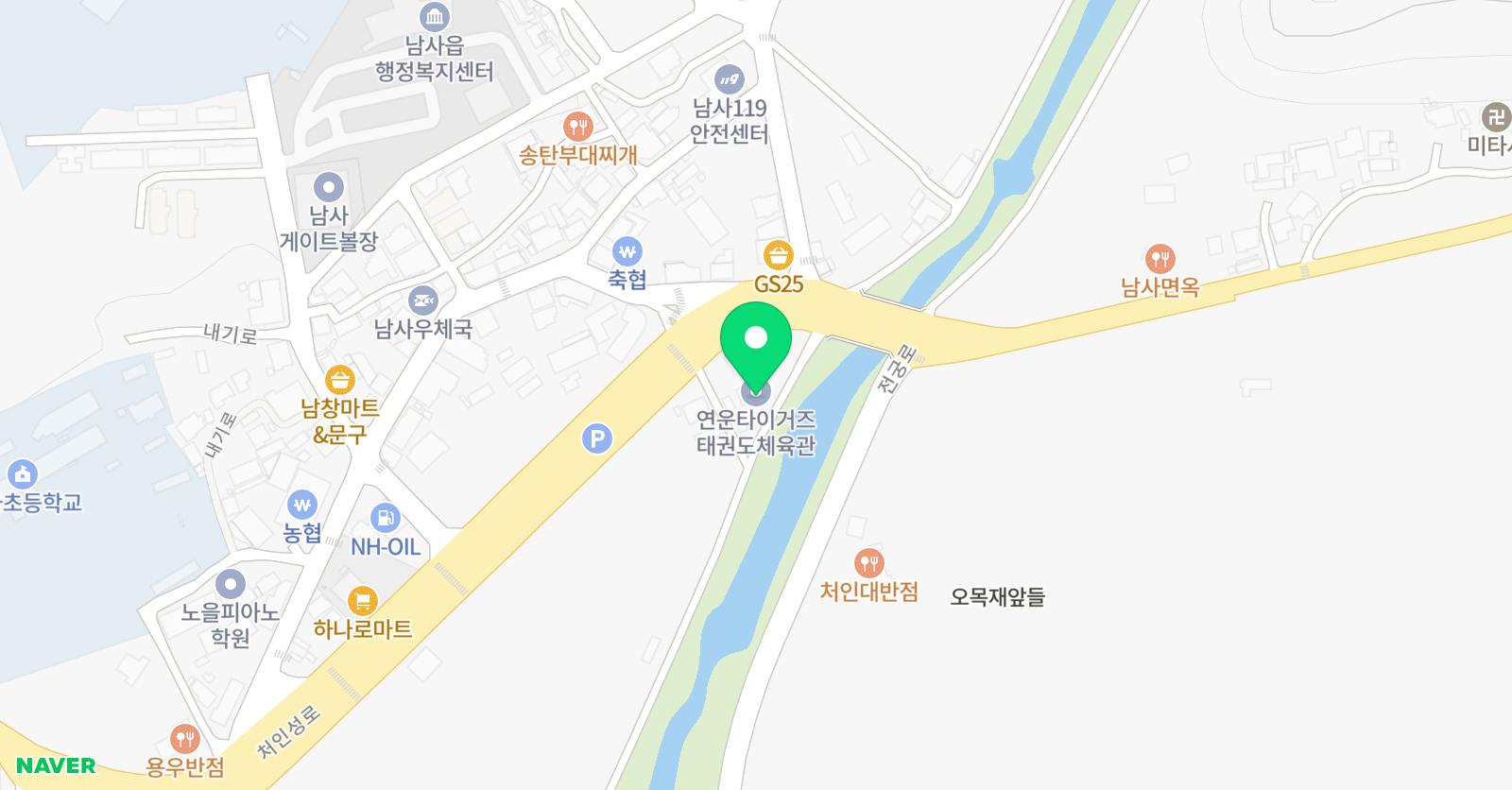 명품 타이거즈 합기도 위치