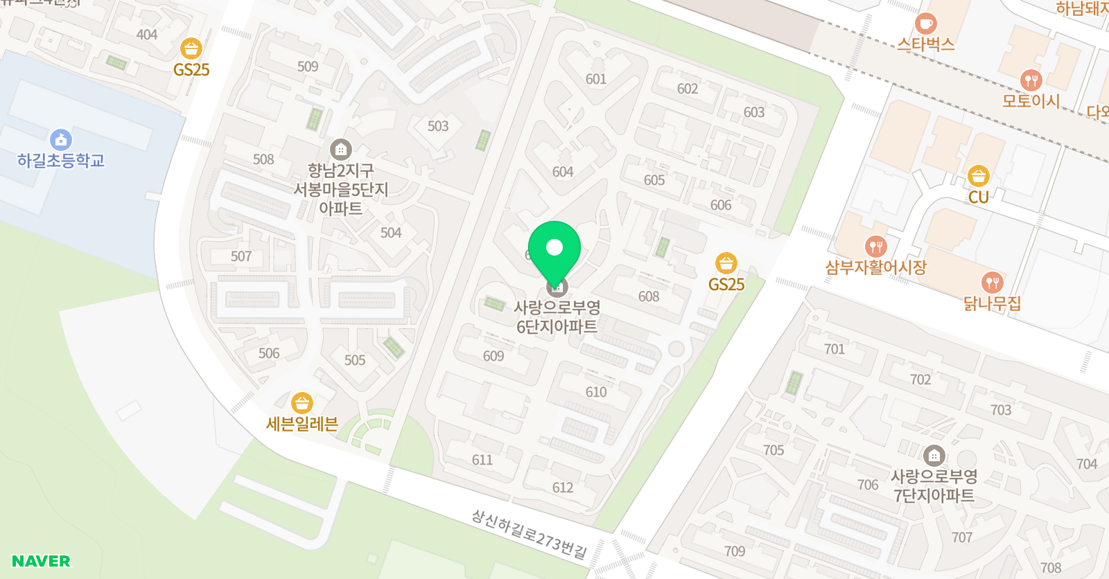 더올림 공부방 향남 위치