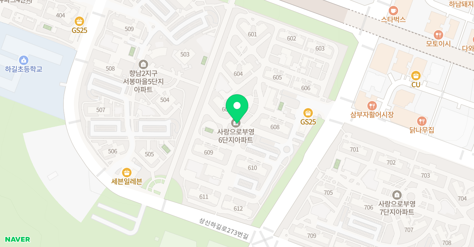 영렘브란트 향남센터 위치