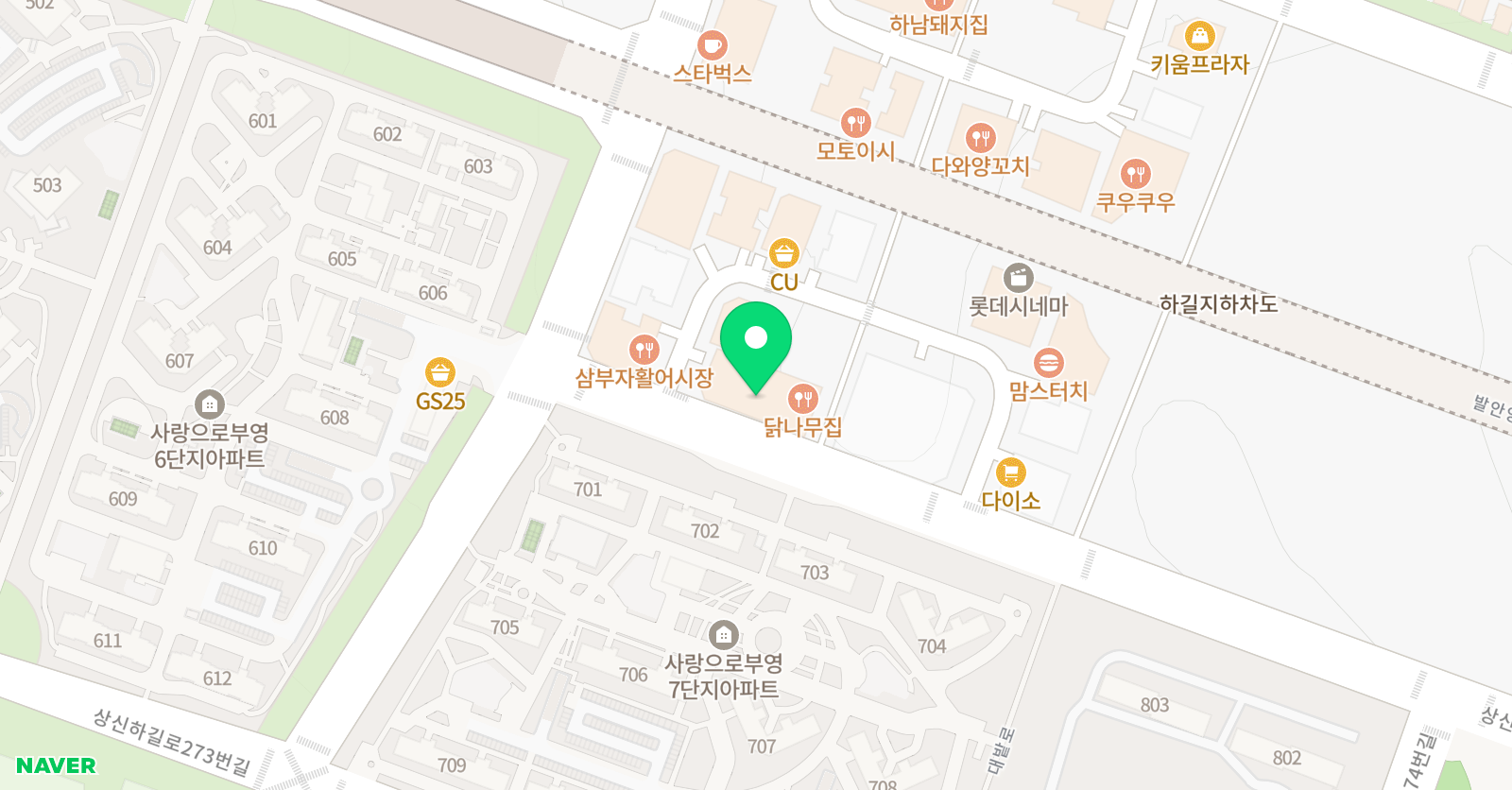에듀탑 학원 위치