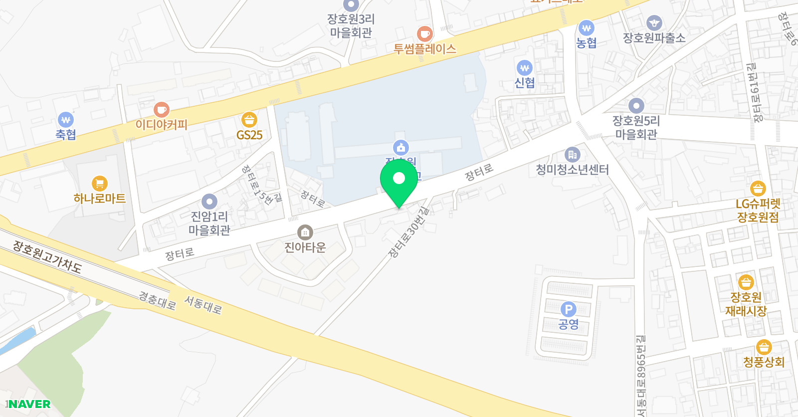 소리샘 실용음악학원 위치