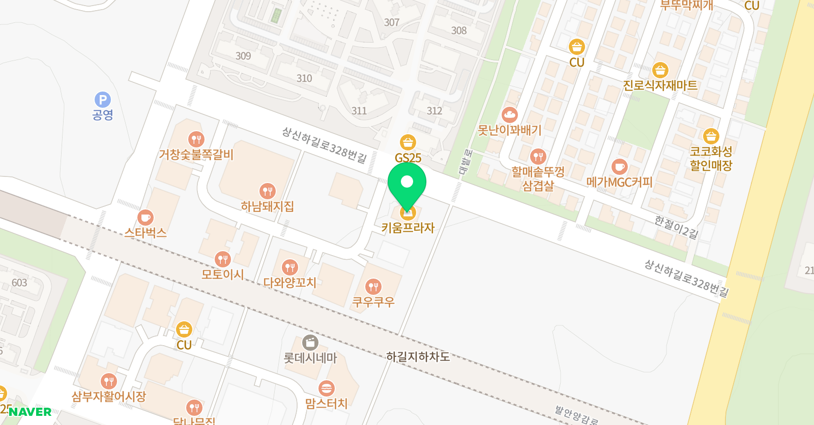 올바른 영수학원 위치