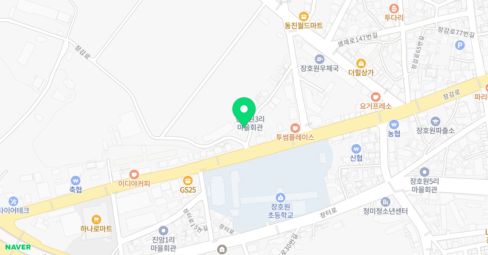 미쁨 학원 위치