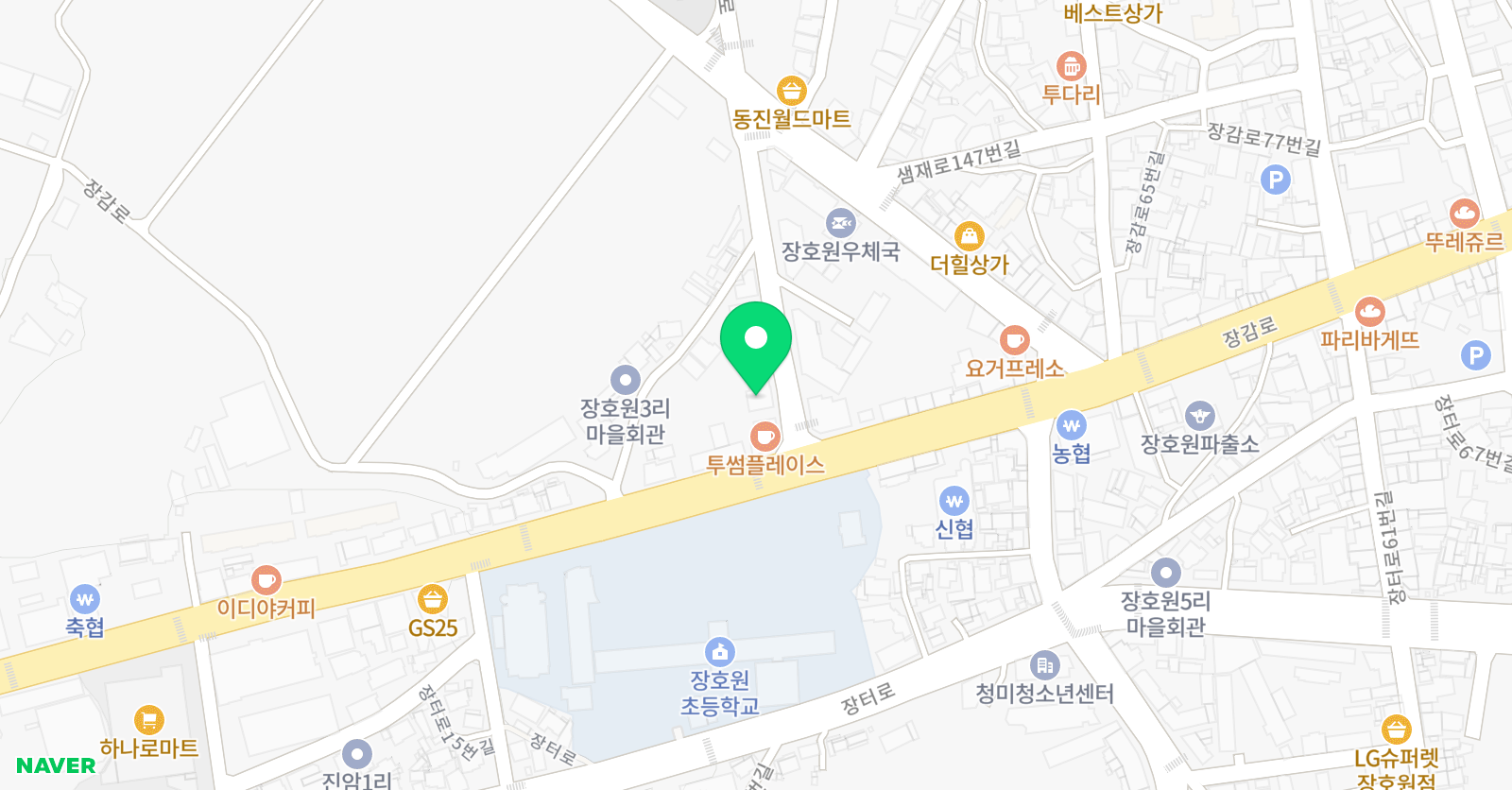 스마트해법수학 진성학원 위치