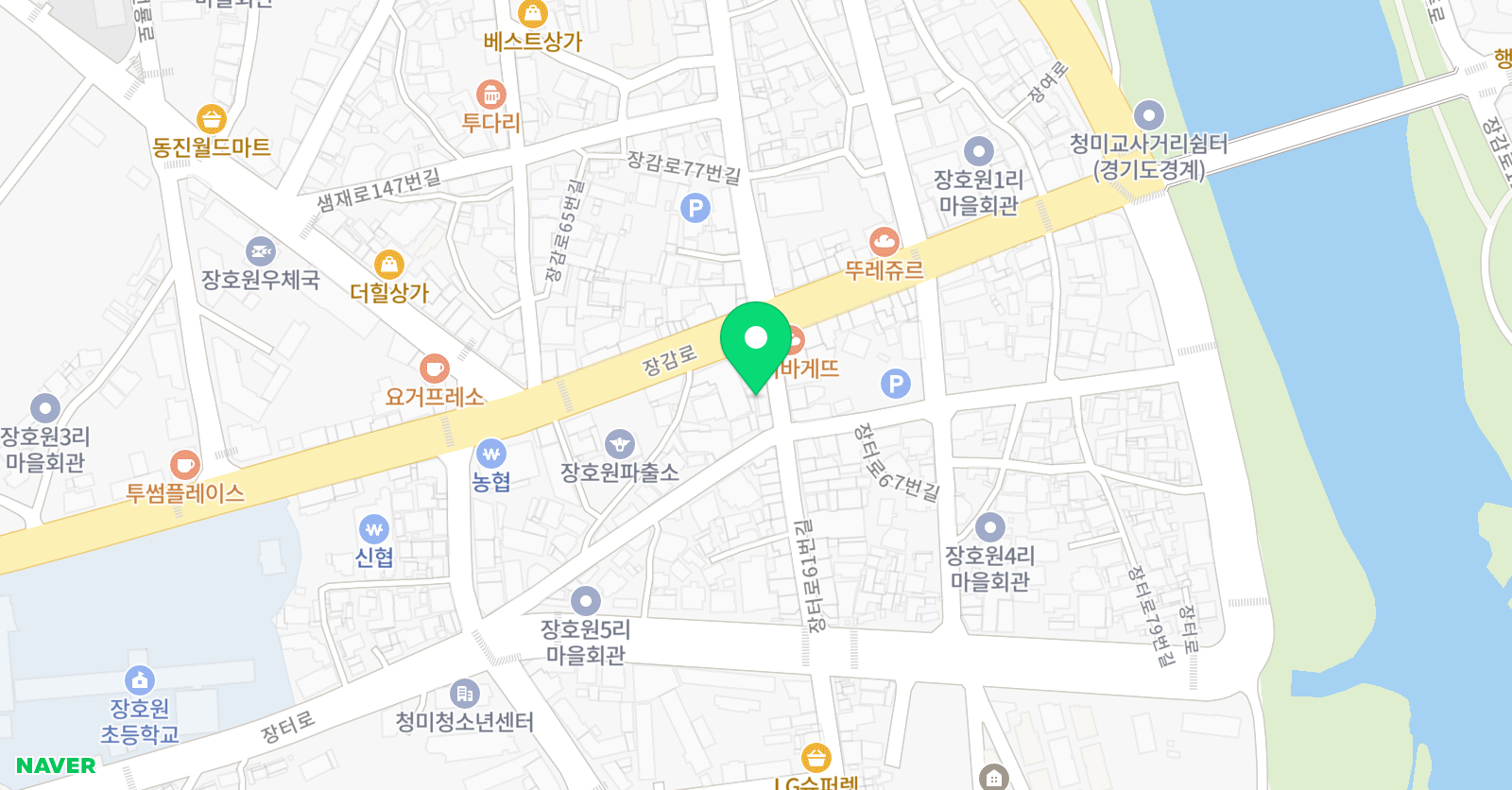JY 댄스스쿨 위치