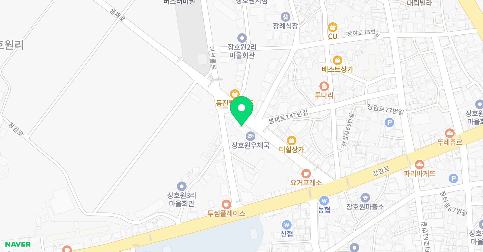 담쟁이 학원 위치