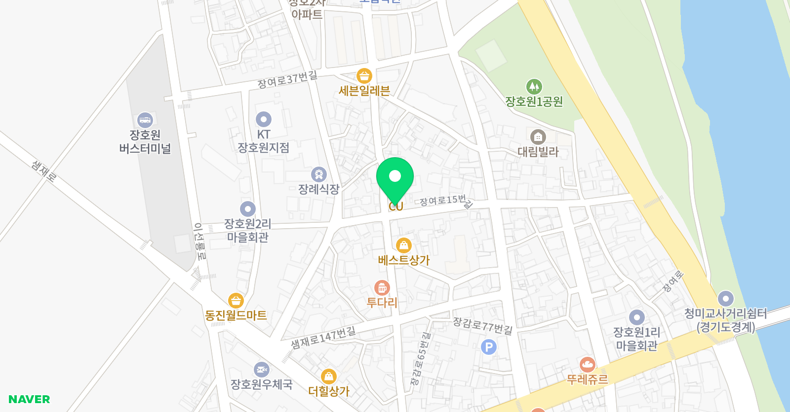 해법 수학 장호원점 위치