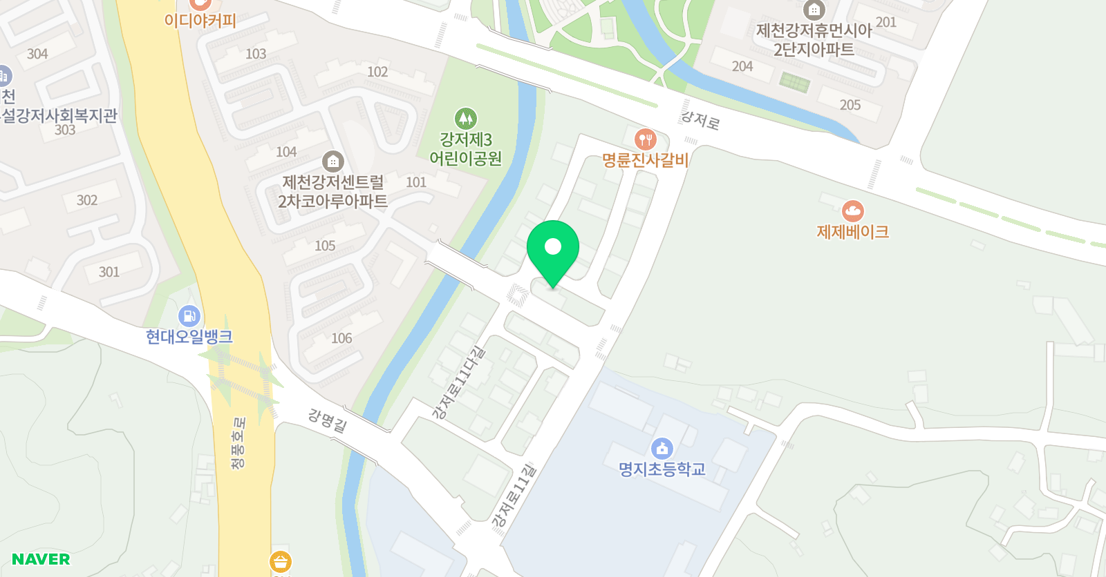 용인대타이곤 태권도 위치