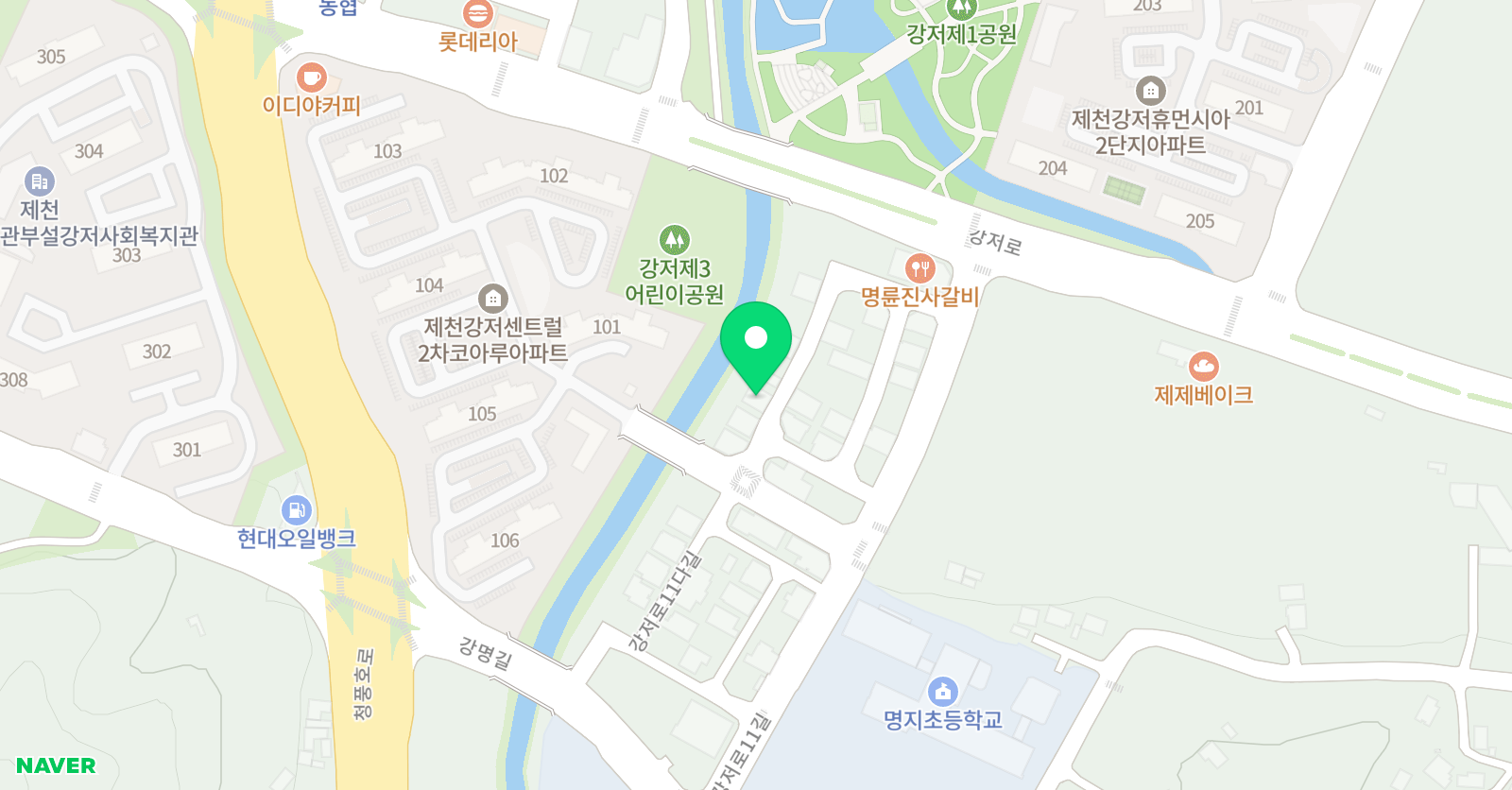 그림먹는아이 미술학원 위치