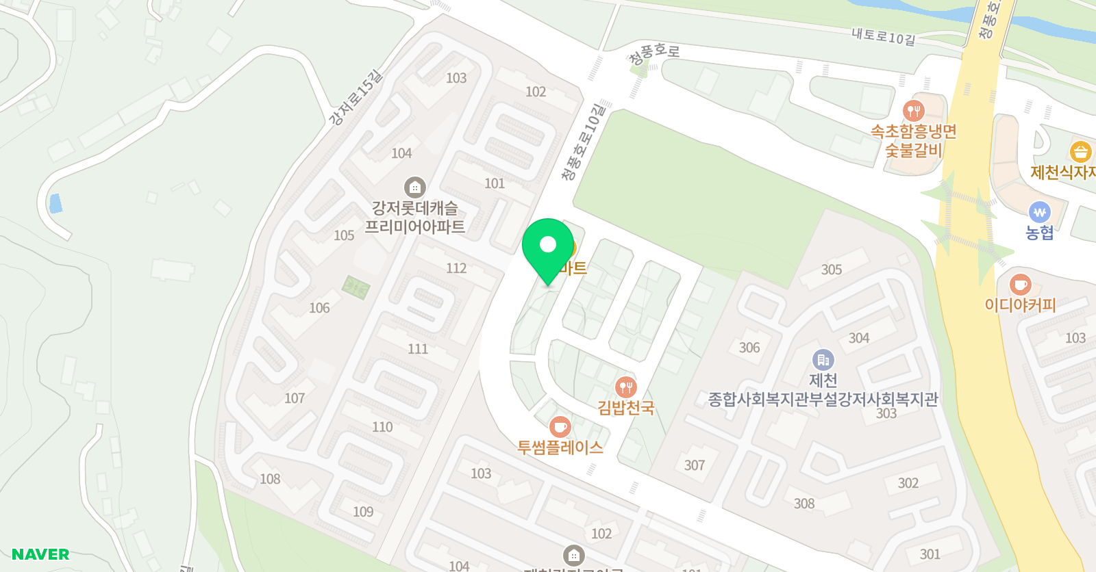 의천관 강저도장 위치