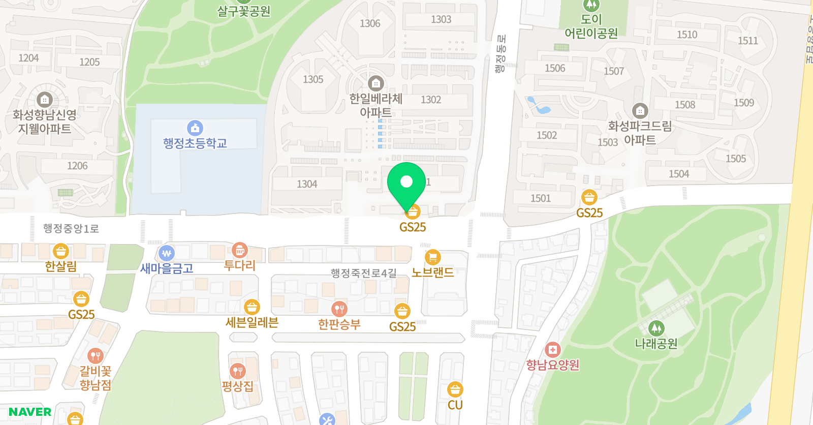 POLARIS ENGLISH 위치