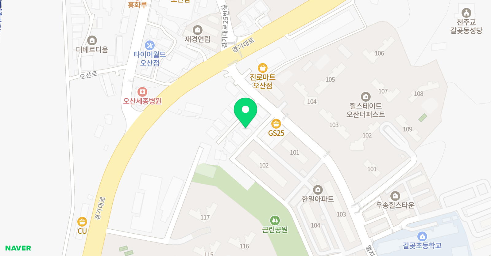 ST브레인 교육 위치