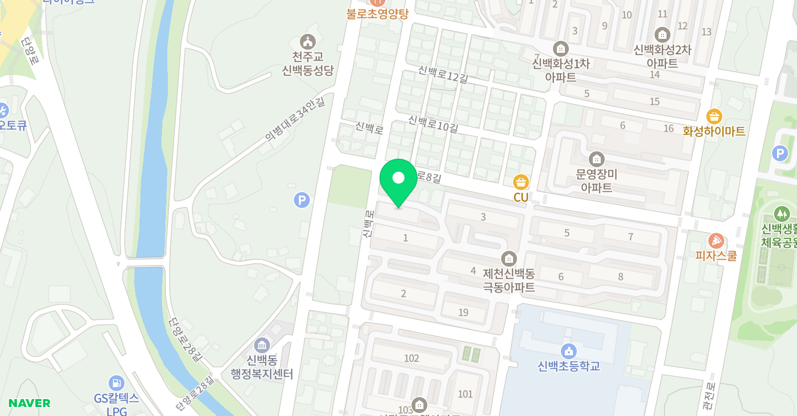 쌤과통하는 학원 위치