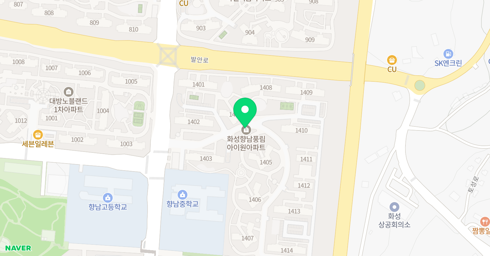 경희대 향남 태권도 위치