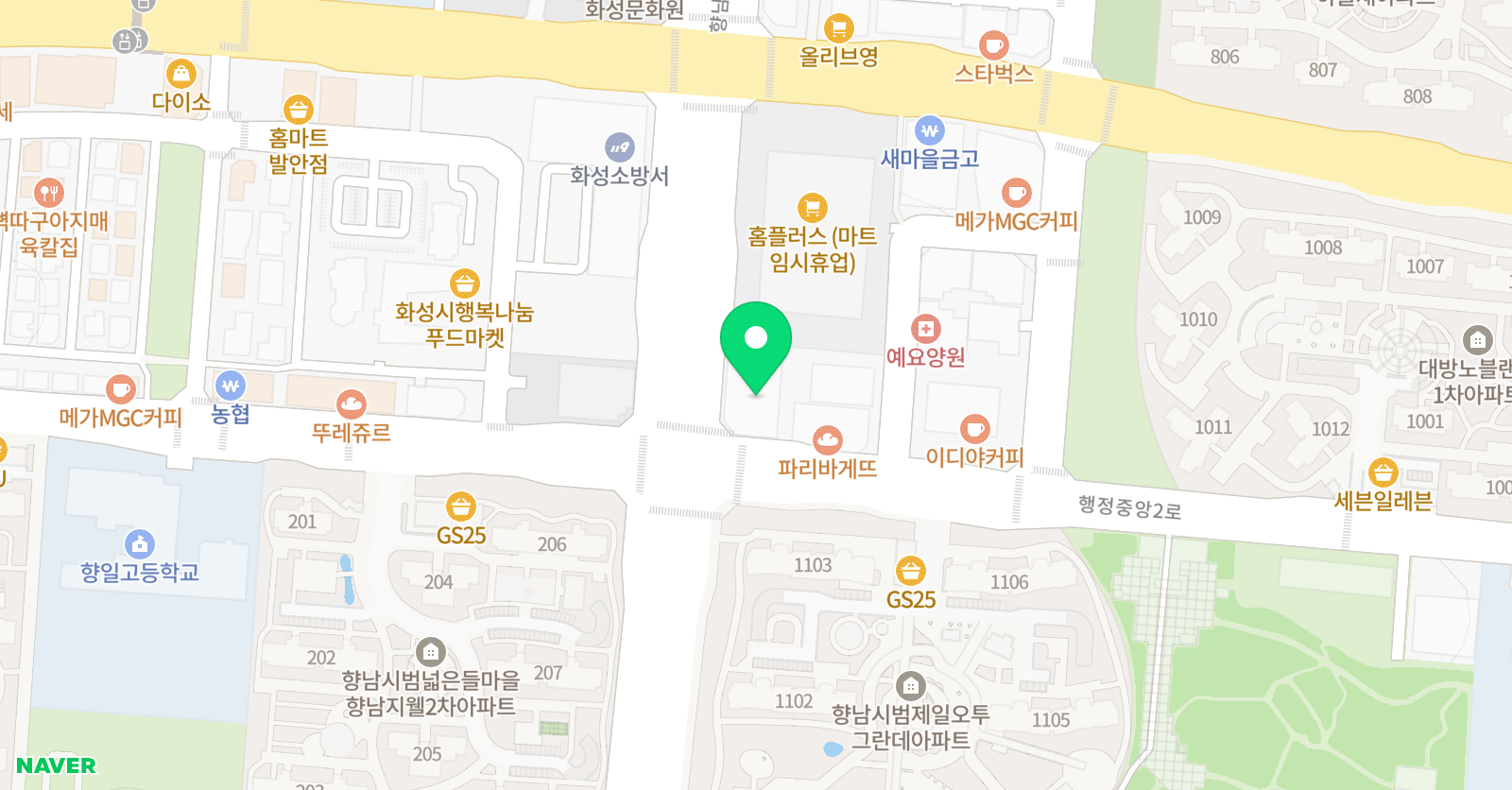 향남 아이엠 미술학원 위치