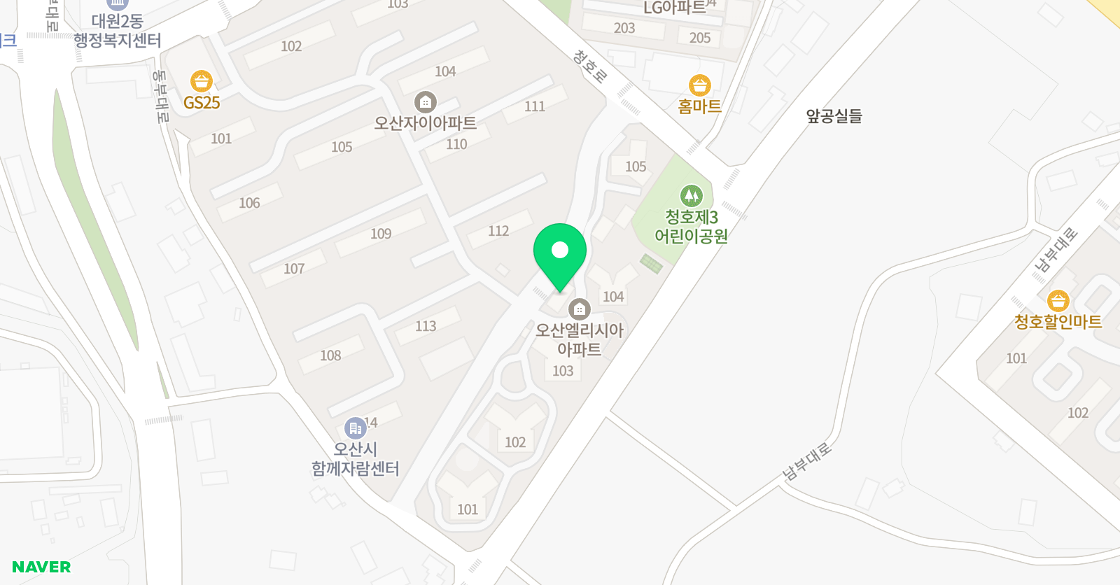 하모니 음악학원 위치