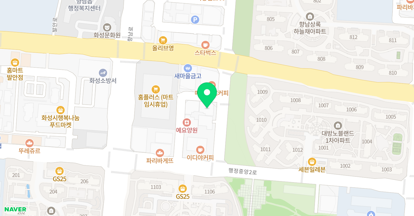 3030 영어 향남러닝센터 위치