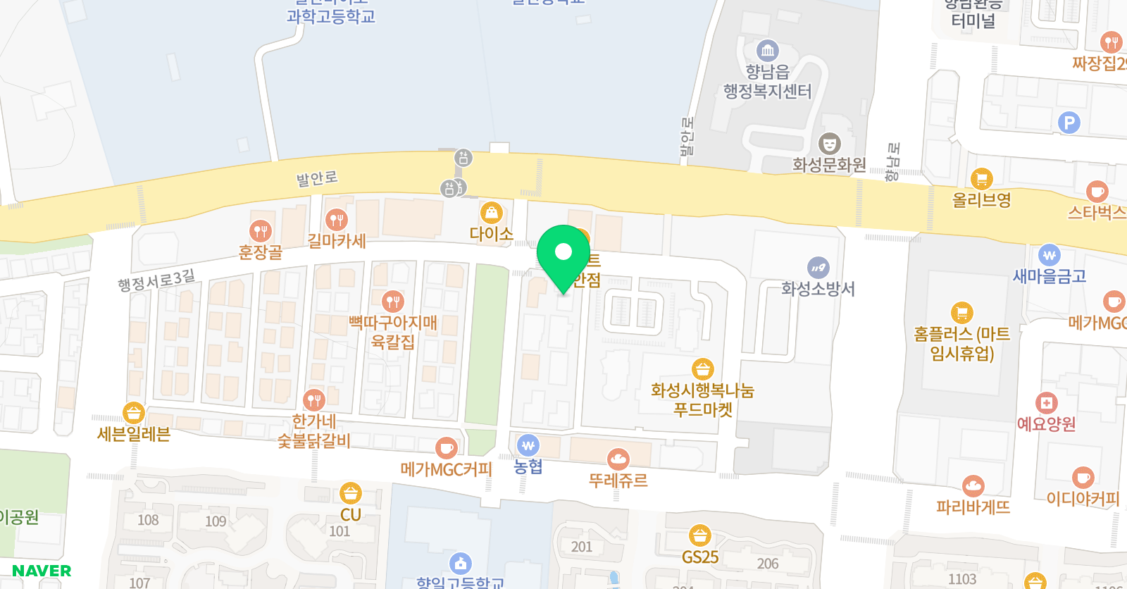 화성강대학원 위치