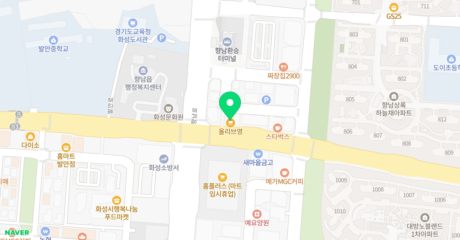 수학의힘 학원 위치