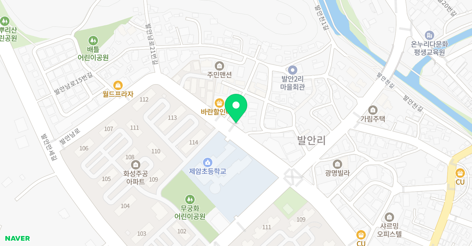 건반속고양이들 음악학원 위치