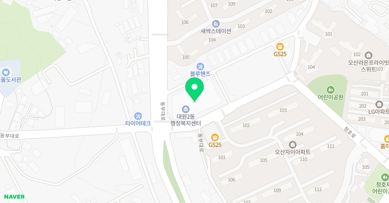 비법 영수학원 위치