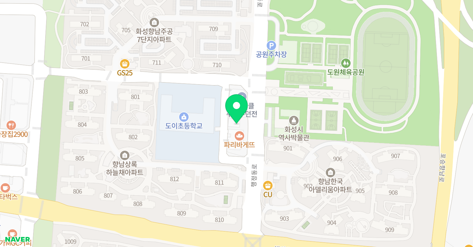 튼튼영어마스터클럽 향남캠퍼스 위치